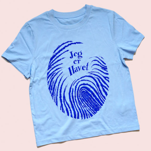 T-shirt: Jeg er Havet
