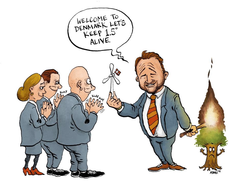 Dan Jørgensen byder verdens klimaministre velkommen til May Ministerial. Kredit: NOAH og Adam O. Dan Jørgensen