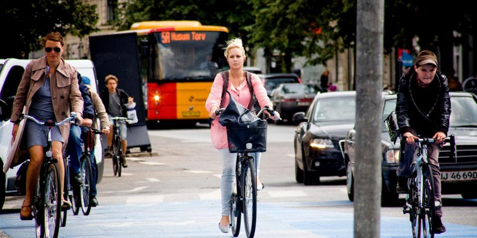 Cyklister i København - foto: Mikael Colville-Andersen cyklister i København