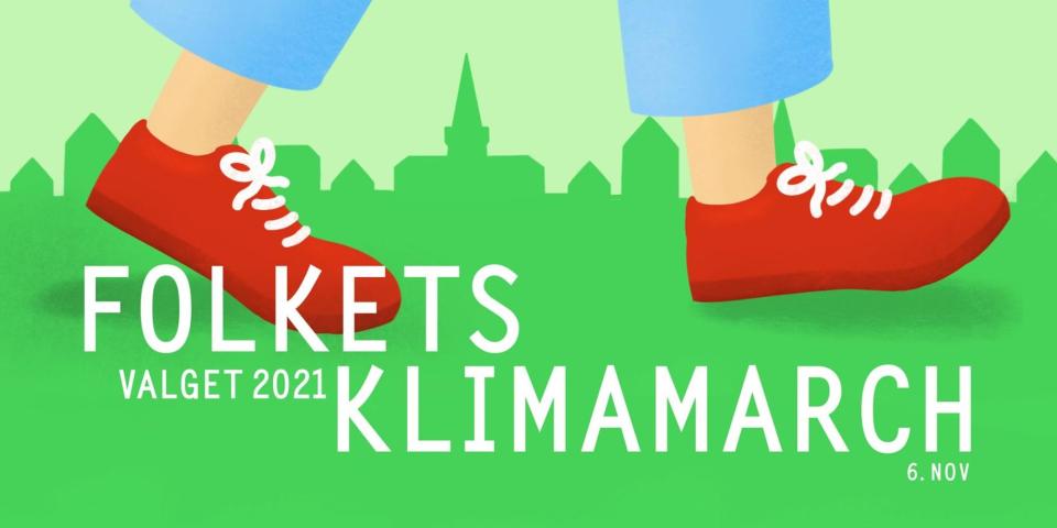Grafik: Folkets klimamarch 2021 klimamarch