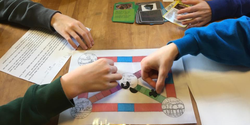 Foto: Anna Rønne Læringsspil fra elever på Den Grønne Friskole