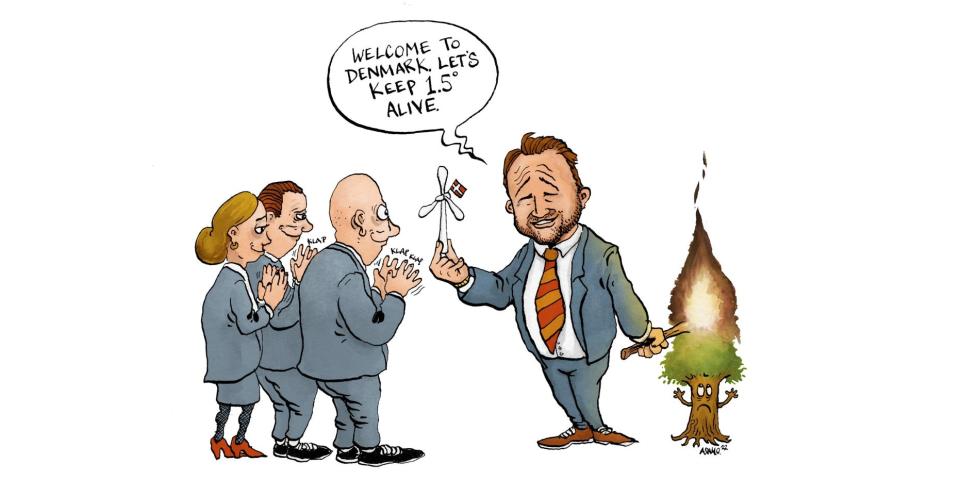 Dan Jørgensen byder verdens klimaministre velkommen til May Ministerial. Kredit: NOAH og Adam O. Download i høj opløsning nedenfor Dan Jørgensen