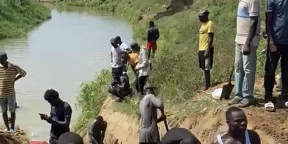Kanalbyggeriet i Massacre floden, Haiti Kanalbyggeriet i Massacre floden, Haiti
