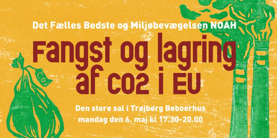 Debatmøde om en hoveddel af EU’s klimaindsats: CO2-fangst og -lagring Debatmøde om en hoveddel af EU’s klimaindsats: CO2-fangst og -lagring