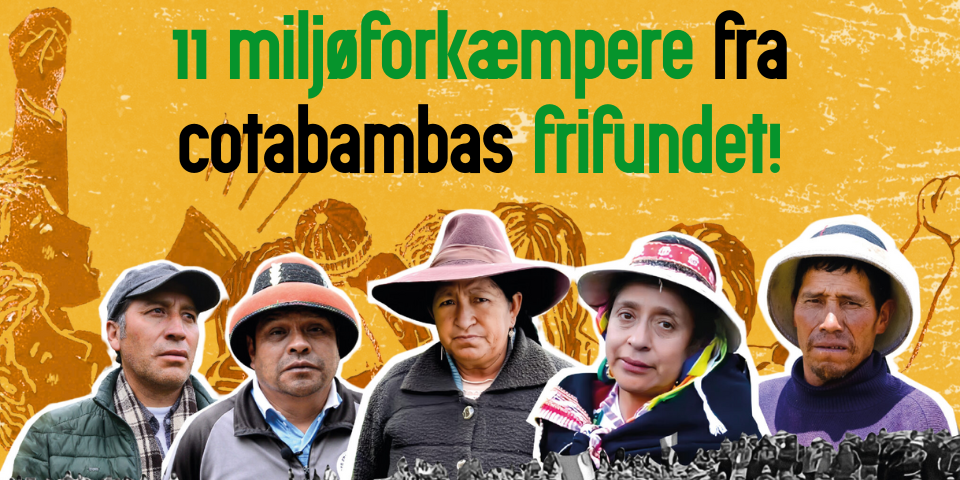 Grafik by Frederikke Becher Grafik med miljøforkæmpere fra Cotabambas, Peru